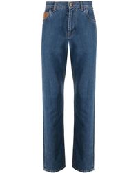Corneliani - Mid-rise Straight-leg Jeans - Lyst