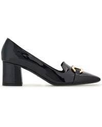 Ferragamo - Patent Lambskin Pumps - Lyst