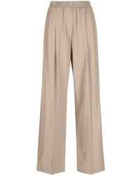 Brunello Cucinelli - High Waisted Trousers - Lyst