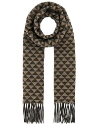 Prada - Sciarpa Con Motivo Logo - Lyst