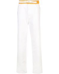 Maison Margiela - Loose Fit Belted Jeans - Lyst