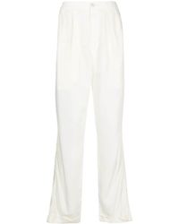 Tom Ford - Straight-leg Lyocell Trousers Ivory - Lyst