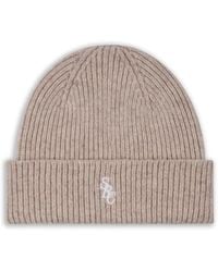 Sporty & Rich - Bonnet Côtelé À Logo Brodé - Lyst