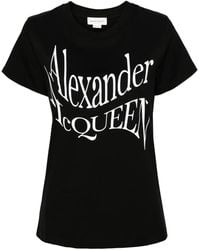 McQueen - Mcqueen 'Cut And Sew' T-Shirt - Lyst