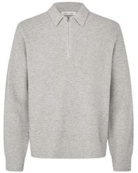 Samsøe & Samsøe - Pull Polo Saisaks À Col Zippé - Lyst