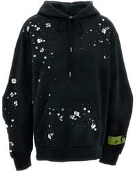 Des Phemmes - Hoodie À Sequins Et Fleurs - Lyst