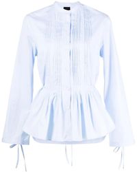Aspesi - Peplum Button-Up Shirt - Lyst