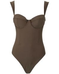 Jonathan Simkhai - Kyle Bustier Swimsuit - Lyst