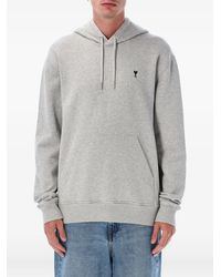 Ami Paris - Sudadera De Algodón Con Capucha Y Motivo Ami De Coeur - Lyst