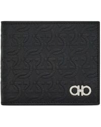 Ferragamo - Gancini Leather Wallet - Lyst