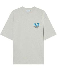 Off-White c/o Virgil Abloh - Half Arrow Crew-Neck T-Shirt - Lyst