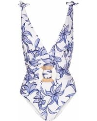 PATBO - Stargazer Floral-print Swimsuit - Lyst