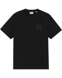 Les Deux - Logo-Print Cotton T-Shirt - Lyst