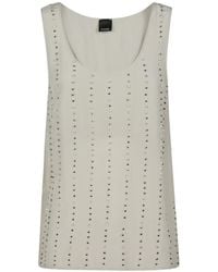 Pinko - Vest Top With Jewel Stripes - Lyst