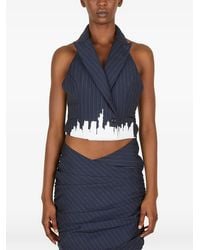 Lourdes - Pinstripe Top - Lyst