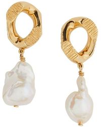 Burberry Chain-link Earrings - Metallic