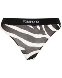 Tom Ford - Optical Tanga Mit Zebra-Print - Lyst