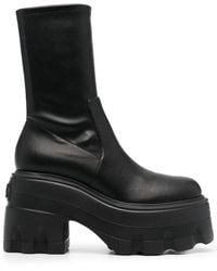 Casadei - Stiefel Mit Plateau - Lyst