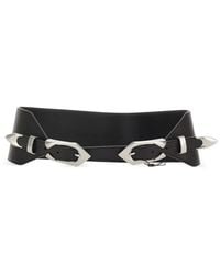 IRO - Double Cuff Leather Belt - Lyst