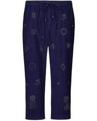 BAZISZT - Serenade Hose mit Stickerei - Lyst