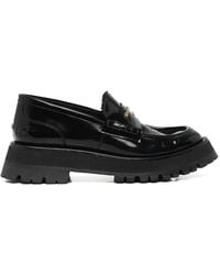 Alexander Wang - Carter Mid-heel Lug Loafer In Leather - Lyst