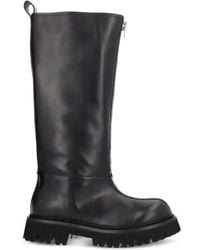 Moschino - Zip Leather Boots - Lyst