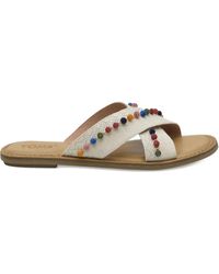 TOMS - Viv Sandalen mit Pompons - Lyst