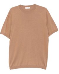 Kangra - Fine-Knit Crew-Neck T-Shirt - Lyst