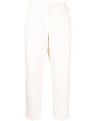 Nude - High-waisted Straight-leg Trousers - Lyst