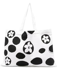 10 Corso Como - Floral Polka-Dot Print Tote Bag - Lyst
