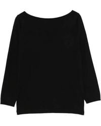 Alpha Studio - Boat-Neck Knit - Lyst