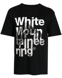 White Mountaineering - Logo-Print Cotton T-Shirt - Lyst
