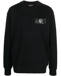 Philipp Plein - Logo-Patch Cotton Sweatshirt - Lyst