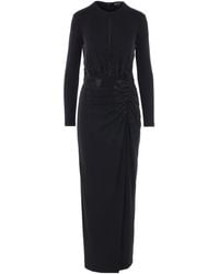 Giorgio Armani - Embellished Long-Sleeve Maxi Dress - Lyst