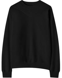 Jil Sander - Logo-embroidered Cotton Sweatshirt - Lyst