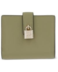 KARL LAGERFELD - Padlock Flap Wallet - Lyst