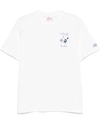 Mc2 Saint Barth - X Peanuts T-Shirt Mit Snoopy Bomber-Print - Lyst
