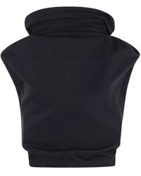 Rick Owens - Funnel Neck Top - Lyst