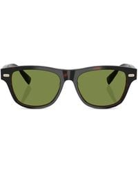 Brunello Cucinelli - Tortoiseshell-Effect Square-Frame Sunglasses - Lyst
