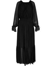 Club21 Collection - Crinkled Smocked-Waist Dress - Lyst