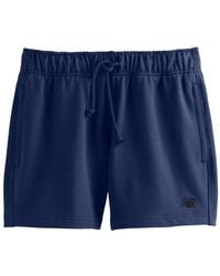 New Balance - Logo-Embroidered Track Shorts - Lyst