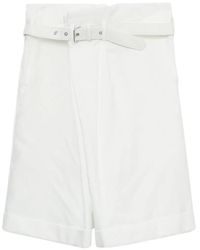 Comme des Garçons - Belted Wrap Shorts - Lyst