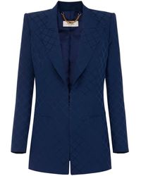 Elisabetta Franchi - ジャカード サテンジャケット - Lyst
