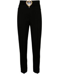 Moschino - Tailored Trousers With Cut-Out Details - Lyst