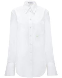 JW Anderson - Oversized-Cuffs Cotton Shirt - Lyst