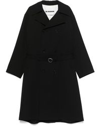 Jil Sander - ベルテッド コート - Lyst