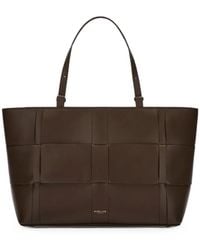 DeMellier - Florence Woven-Leather Tote Bag - Lyst