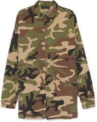 Fear Of God - Camouflage Recycled Nylon Blend Shirt - Lyst