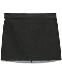 Rick Owens - Denim Mini Skirt - Lyst