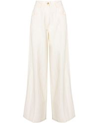 Forte Forte - Cotton Blend Trousers - Lyst